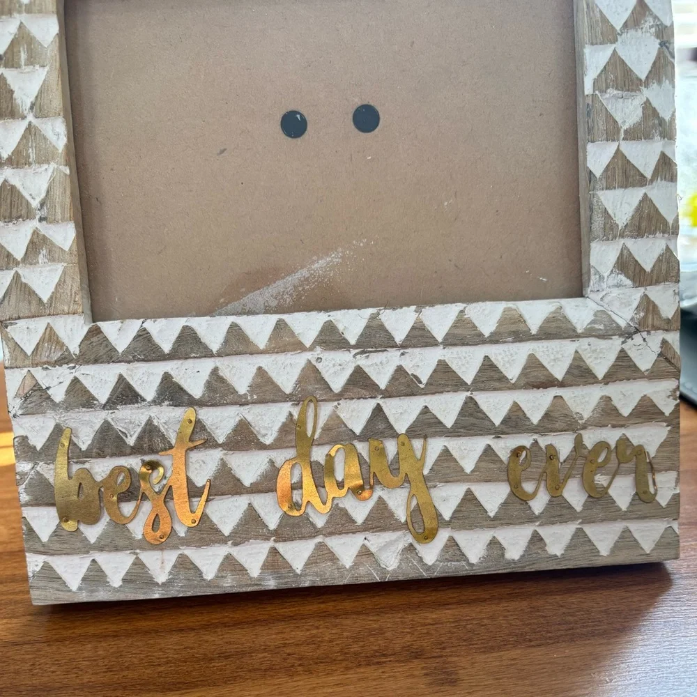 Best Day Ever Wedding Photo Frame